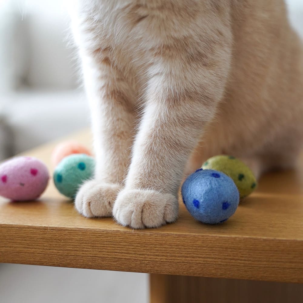 RAINBOW EGGS Katzenbälle