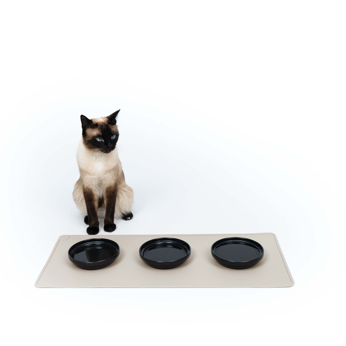 SQUARE - silicone cat food place mat